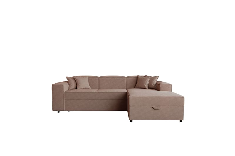 Bizantine Sovesofa m. Divan 3-personers - Lyserød - Møbler - Sofaer - Sovesofaer