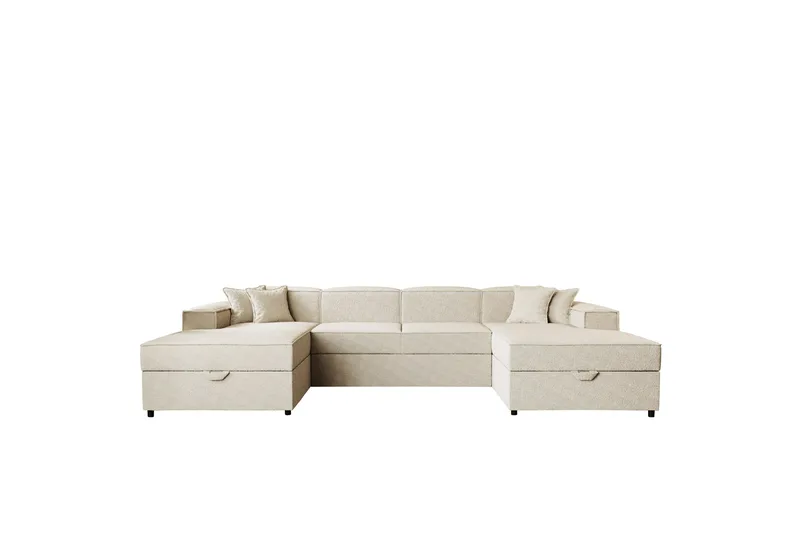 Bizantine Sovesofa med dobbeldivan 4-personers, Beige