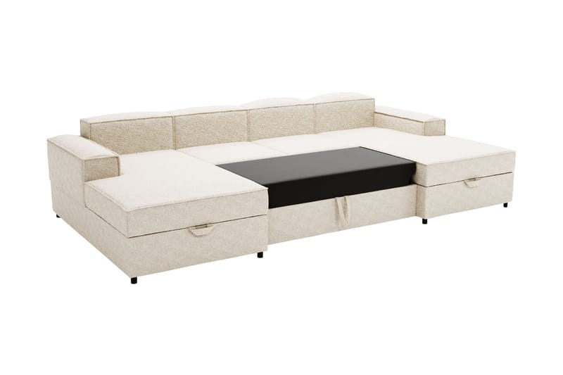 Bizantine Sovesofa med dobbeldivan 4-personers - Beige - Møbler - Sofaer - Sovesofaer