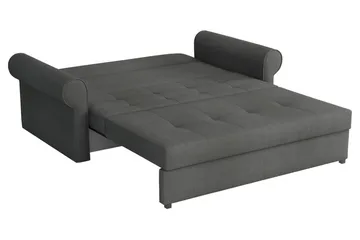 Bliaka Sovesofa - Velour/Sort - Møbler - Sofaer - Sovesofaer