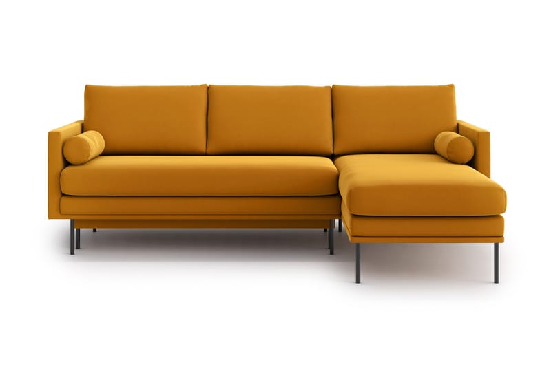 Blues 3-Pers. Chaiselongsovesofa - Gul/Guld - Møbler - Sofaer - Sovesofaer