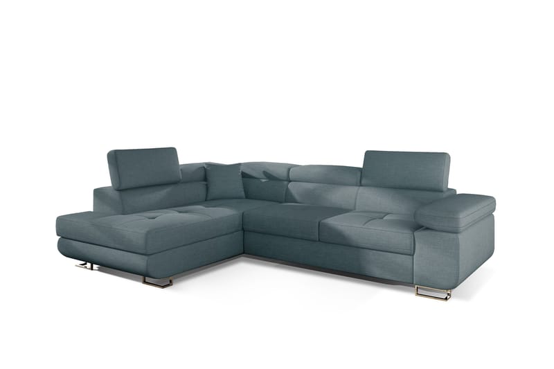 Bobis Sovesofa med Chaiselong Venstre - Blå - Møbler - Sofaer - Sovesofaer