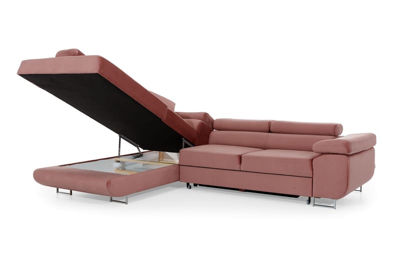 Bobis Sovesofa med Chaiselong Venstre - Brun - Møbler - Sofaer - Sovesofaer