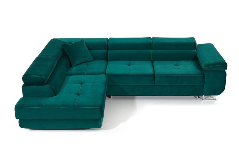 Bobis Sovesofa med Chaiselong Venstre - Grøn - Møbler - Sofaer - Sovesofaer