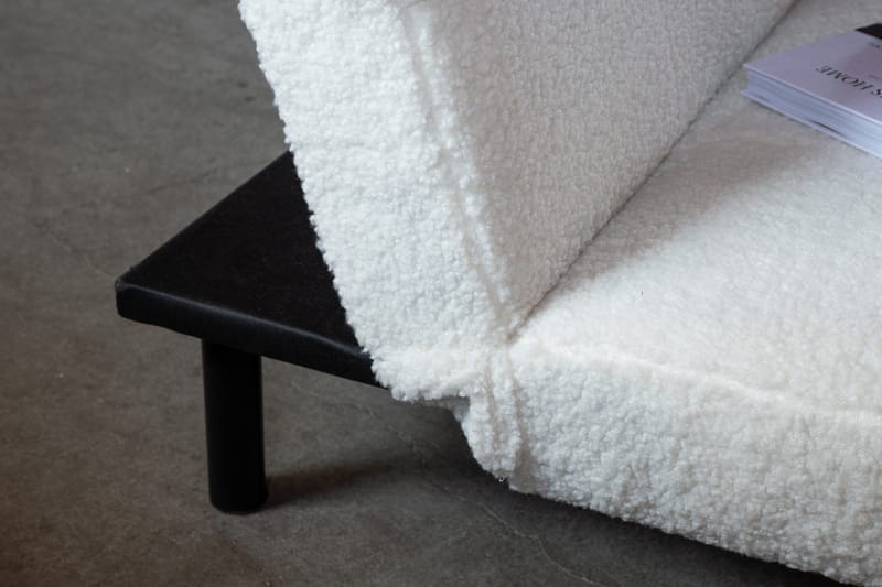 Bodil Sovesofa - Hvid / Sort - Møbler - Sofaer - Sovesofaer