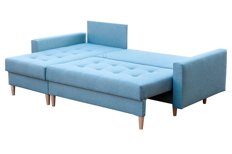 Bodo Sovesofa med diva 222x140x90 cm - Mørkegrå - Sovesofaer - Sovesofa chaiselong