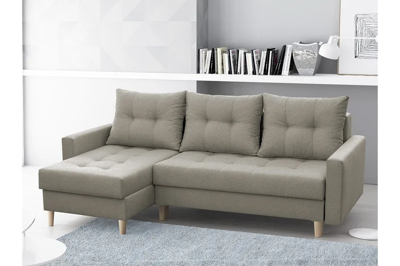 Bodo Sovesofa med diva 222x140x90 cm - Møbler - Sofaer - Sovesofaer