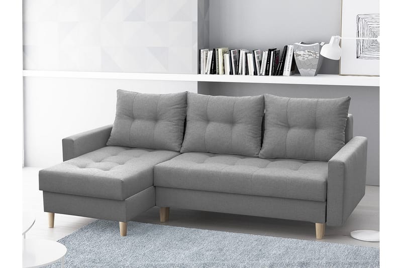 Bodo Sovesofa med diva 222x140x90 cm - Sovesofaer - Sovesofa chaiselong