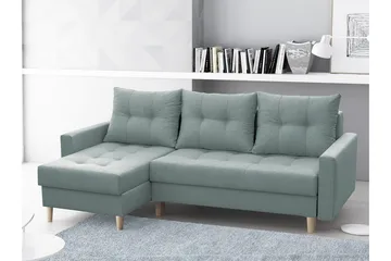 Bodo Sovesofa med divan - Grå - Møbler - Sofaer - Sovesofaer