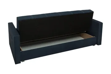 Bona 3-personers Rektangulær Sovesofa 115x190 cm med Opbevaring i Stof - Brun - Møbler - Sofaer - Sovesofaer