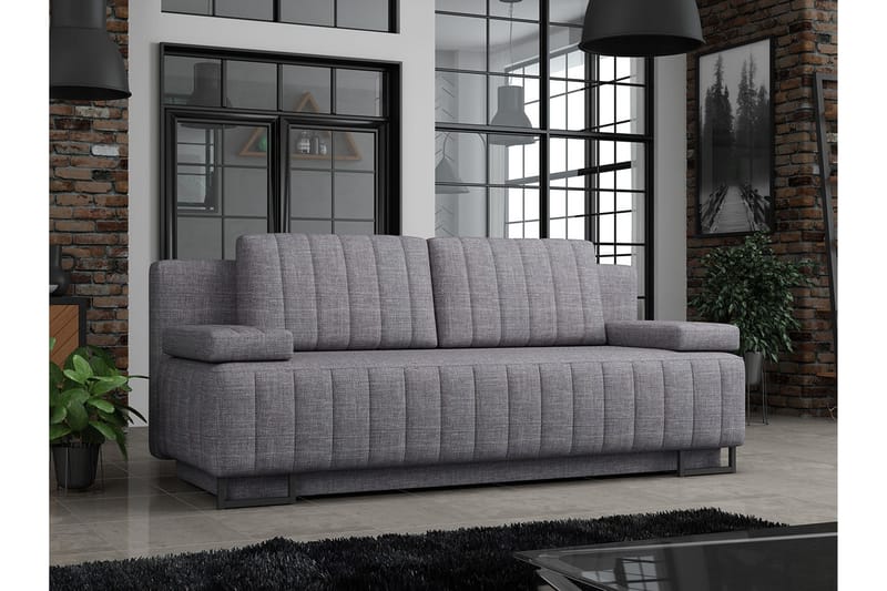 Bonsall 3-pers. Sovesofa - Grå - Møbler - Sofaer - Sovesofaer