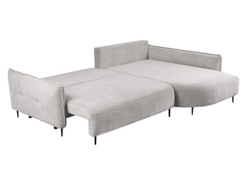 Bornalle 3-personers sovesofa med chaiselong - grå - Møbler - Sofaer - Sovesofaer