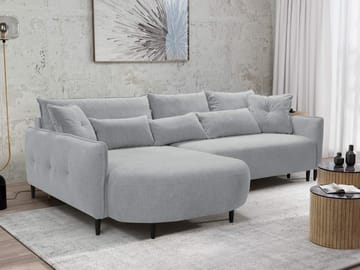 Bornalle 3-personers sovesofa med chaiselong - grå - Møbler - Sofaer - Sovesofaer