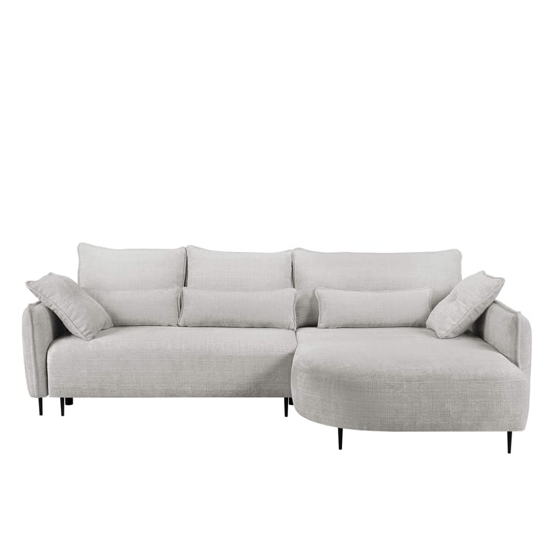 Bornalle 3-personers sovesofa med chaiselong - beige - Møbler - Sofaer - Sovesofaer