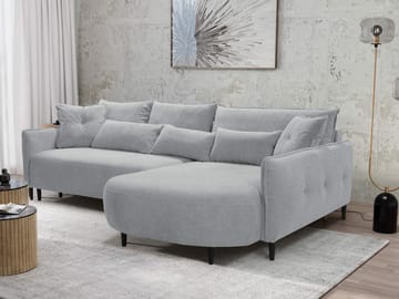 Bornalle 3-personers sovesofa med chaiselong - grå - Møbler - Sofaer - Sovesofaer