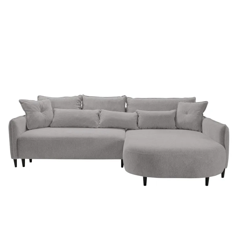 Bornalle 3-personers sovesofa med chaiselong - grå - Møbler - Sofaer - Sovesofaer