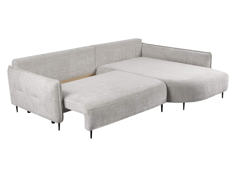 Bornalle 3-personers sovesofa med chaiselong - beige - Møbler - Sofaer - Sovesofaer