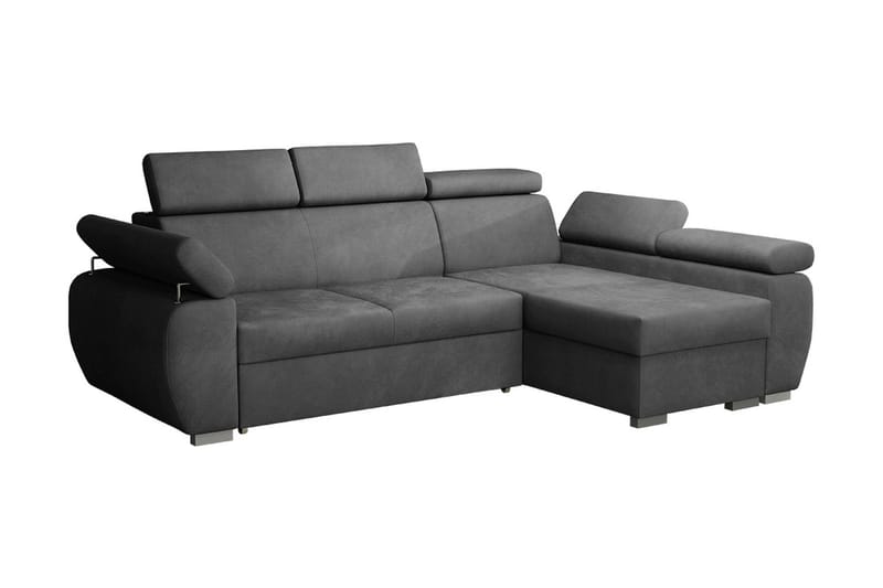 Boston Hjørnesofa Højre - Mørkegrå - Møbler - Sofaer - Sovesofaer