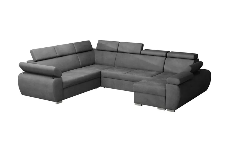 Boston Hjørnesofa Højre, Mørkegrå