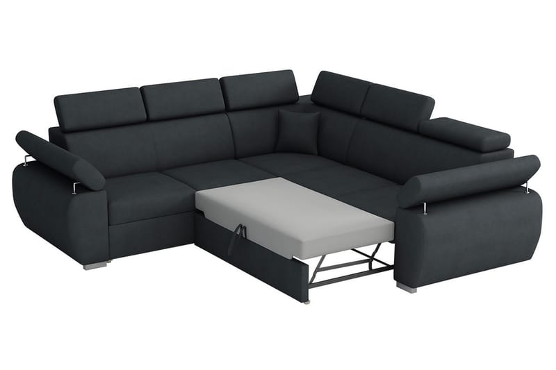 Boston Hjørnesofa - Mørkegrå - Møbler - Sofaer - Sovesofaer