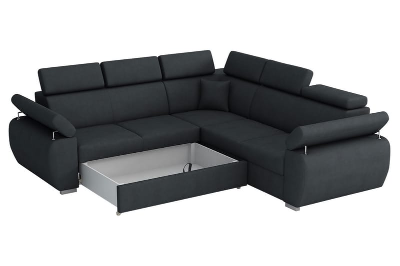 Boston Hjørnesofa - Mørkegrå - Møbler - Sofaer - Sovesofaer