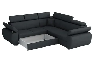 Boston Hjørnesofa - Mørkegrå - Møbler - Sofaer - Sovesofaer
