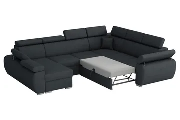 Boston Hjørnesofa Venstre - Brun - Møbler - Sofaer - Sovesofaer