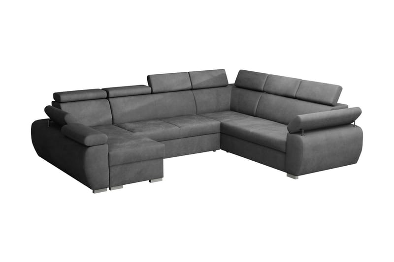 Boston Hjørnesofa Venstre, Mørkegrå