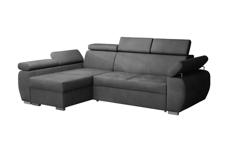 Boston Hjørnesofa Venstre, Mørkegrå
