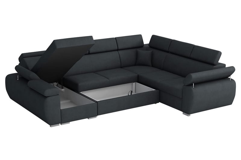 Boston Hjørnesofa Venstre - Mørkegrå - Møbler - Sofaer - Sovesofaer
