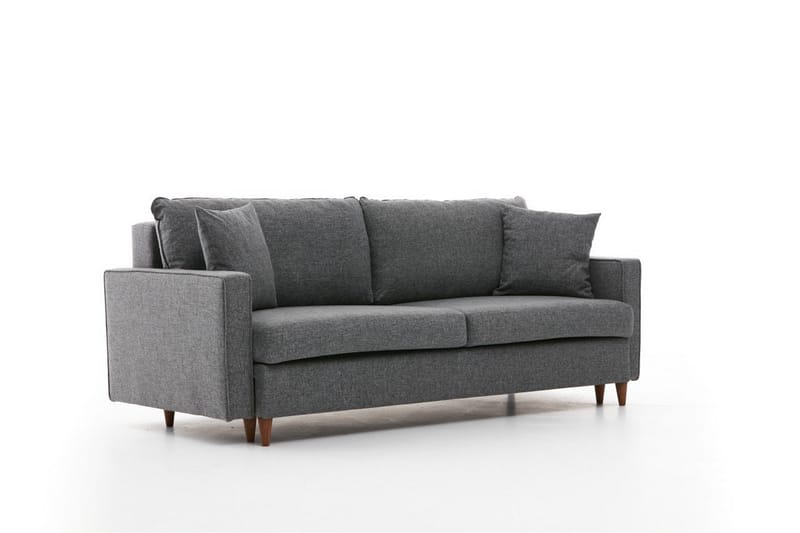 Braneles Sovesofa 3-personer - Grå - Møbler - Sofaer - Sovesofaer
