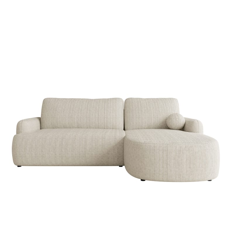 Branrel 3-personers sofa med chaiselong - beige - Møbler - Sofaer - Sovesofaer