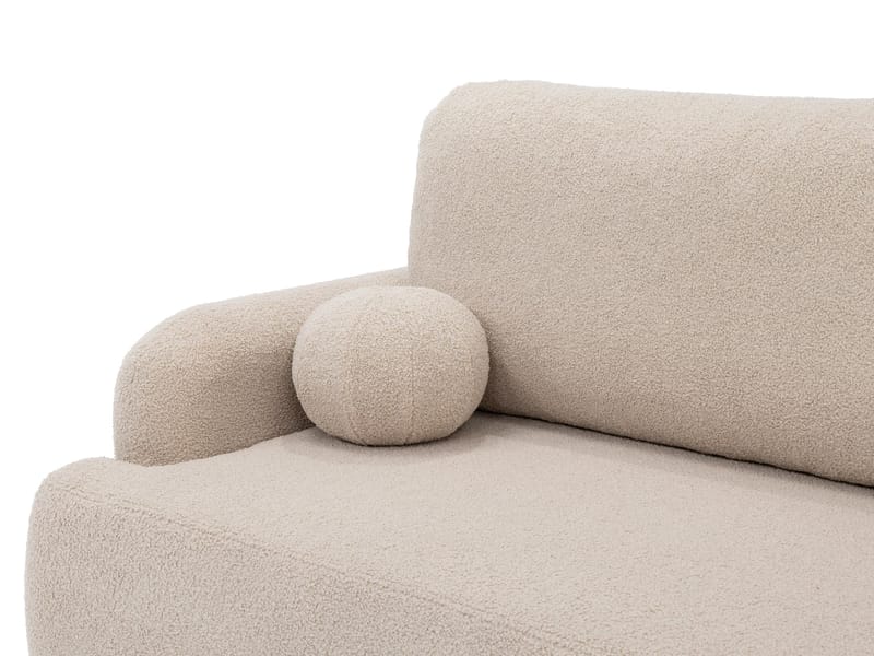 Branrel 3-personers sofa med chaiselong - gul - Møbler - Sofaer - Sovesofaer