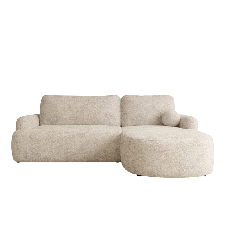 Branrel 3-personers sofa med chaiselong - beige - Møbler - Sofaer - Sovesofaer