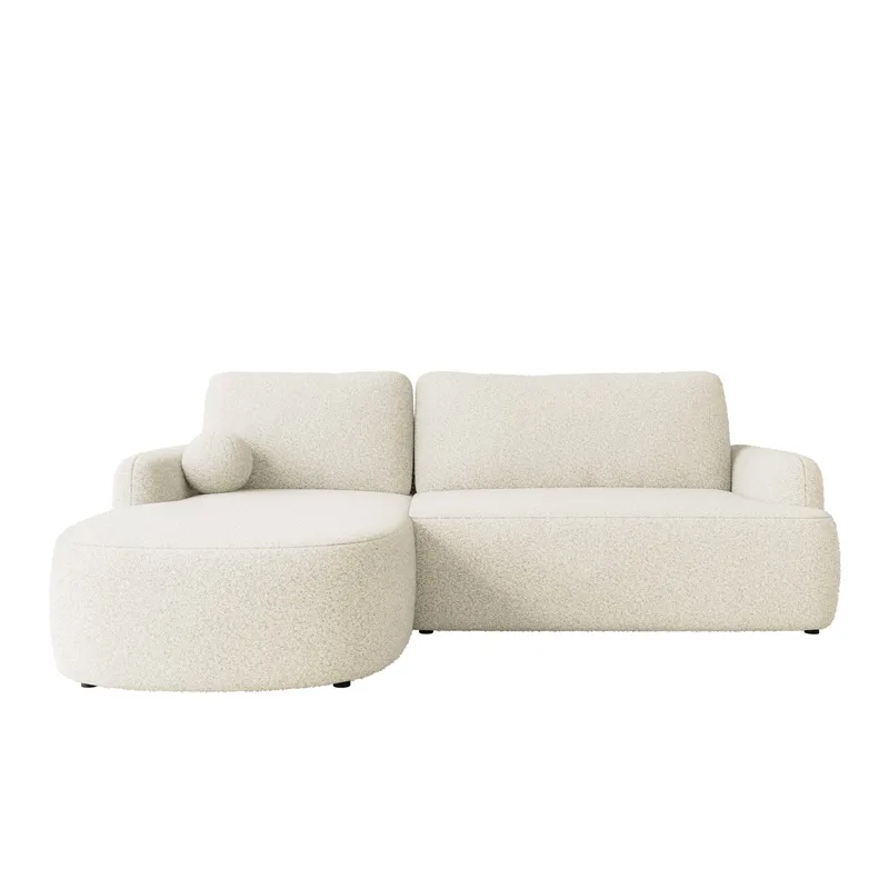 Branrel 3-personers sofa med chaiselong - hvid - Møbler - Sofaer - Sovesofaer