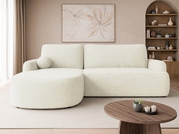 Branrel 3-personers sofa med chaiselong - hvid - Møbler - Sofaer - Sovesofaer