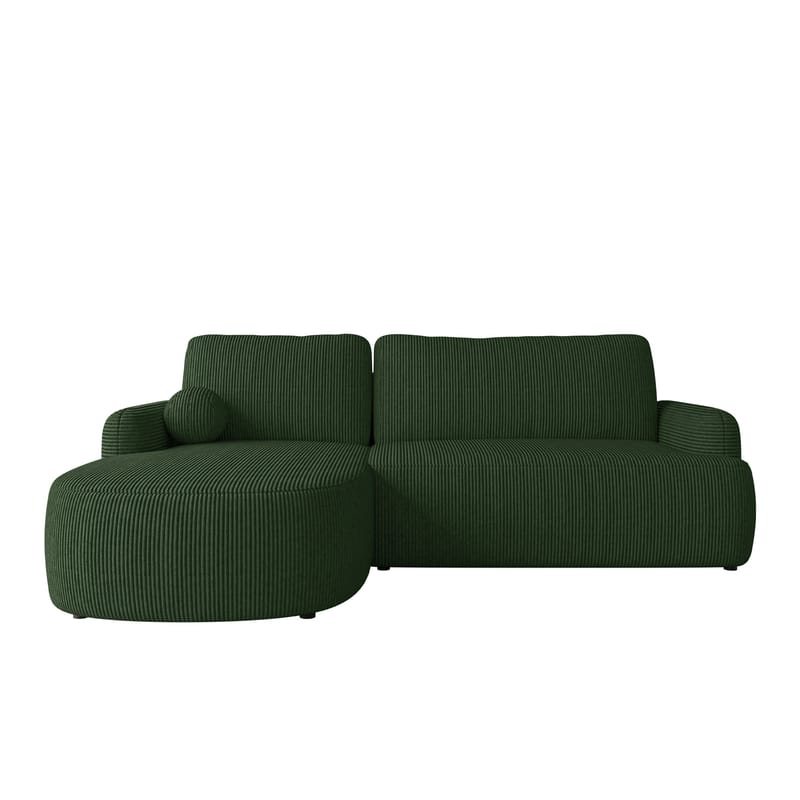 Branrel 3-personers sofa med chaiselong - grøn - Møbler - Sofaer - Sovesofaer