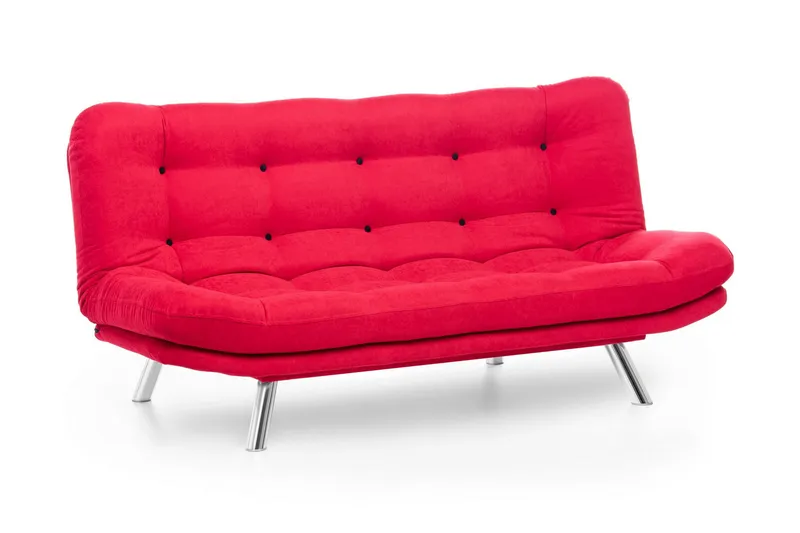 Breana 3-pers. Sovesofa - Rød - Møbler - Sofaer - Sovesofaer