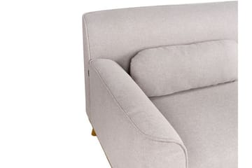 Bree Hjørnesofa 3-personers - Grå/Lyst træ - Møbler - Sofaer - Sovesofaer