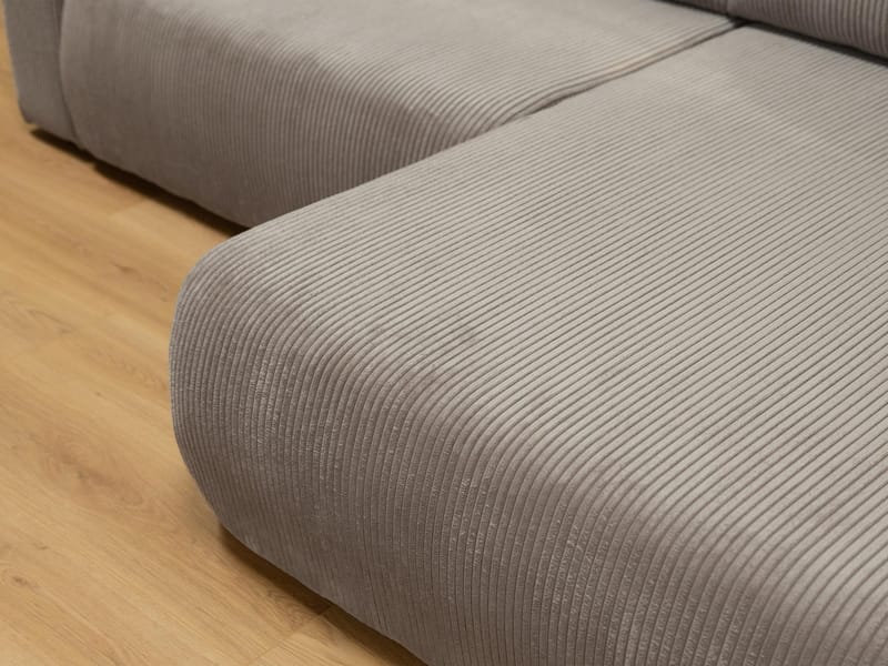 Brenor 3-personers sovesofa med chaiselong, venstrevendt - mørkebrun - Møbler - Sofaer - Sovesofaer