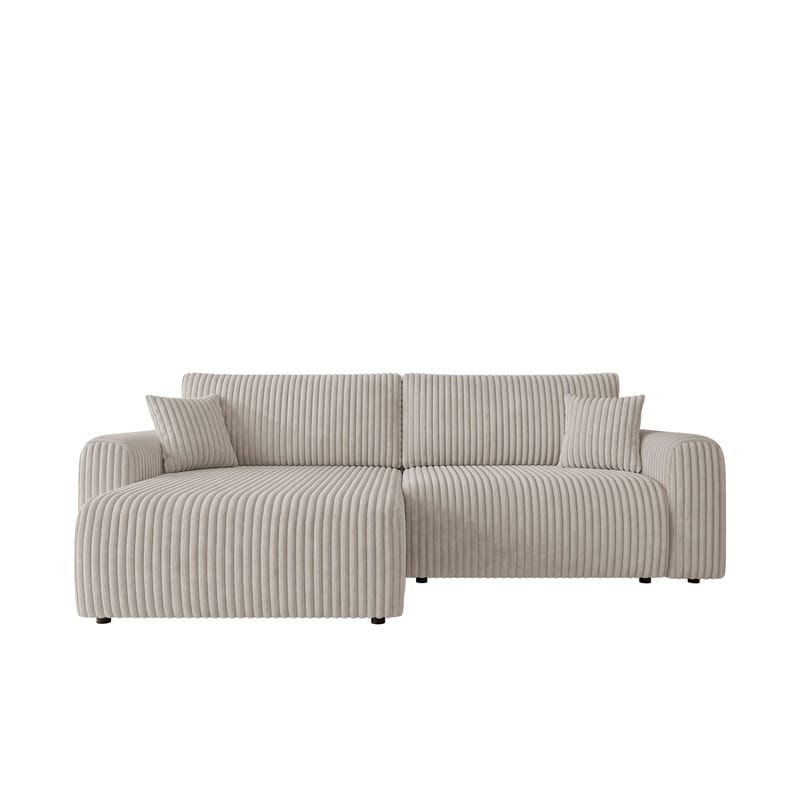 Brenor 3-personers sovesofa med chaiselong, venstrevendt, lysegrå