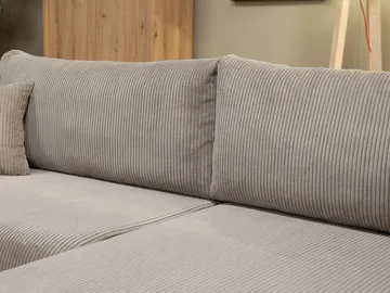 Brenor Sovesofa med chaiselong 3-personers - Grå - Møbler - Sofaer - Sovesofaer