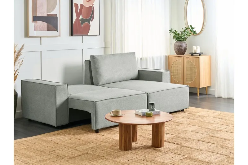 Brian Hjørnesovesofa 3-personers - Grå - Møbler - Sofaer - Sovesofaer