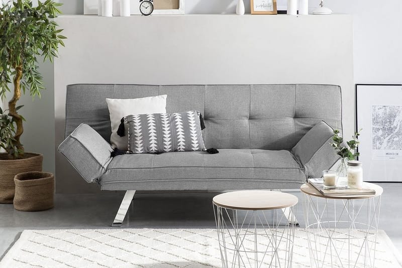 Bristol sovesofa 180 cm - Sølv - Sovesofaer - 3 personers sovesofa