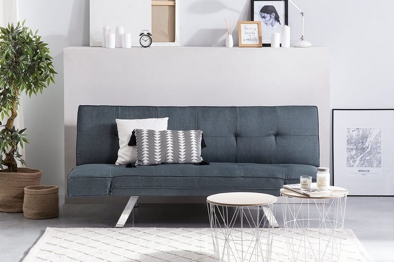 Bristol sovesofa 180 cm - Sølv - Sovesofaer - 3 personers sovesofa