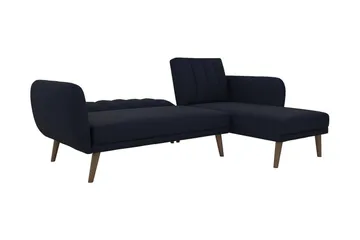 Brittany Chaiselongsovesofa Marineblå - Novogratz - Møbler - Sofaer - Sovesofaer