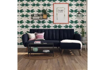 Brittany Chaiselongsovesofa Marineblå - Novogratz - Møbler - Sofaer - Sovesofaer