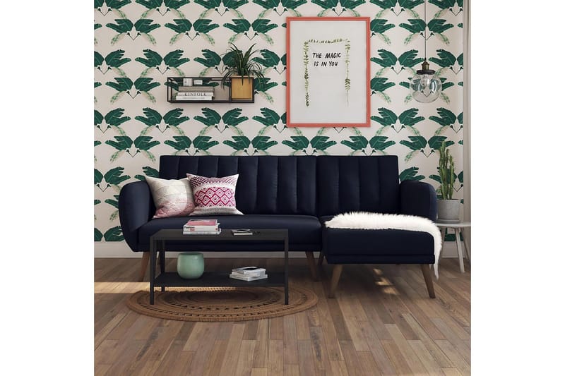 Brittany Chaiselongsovesofa Marineblå - Novogratz - Møbler - Sofaer - Sovesofaer