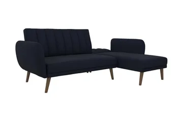 Brittany Chaiselongsovesofa Marineblå - Novogratz - Møbler - Sofaer - Sovesofaer