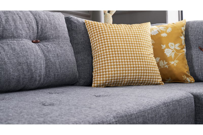 Brunei hjørnesovesofa Højre - Grå - Møbler - Sofaer - Sovesofaer